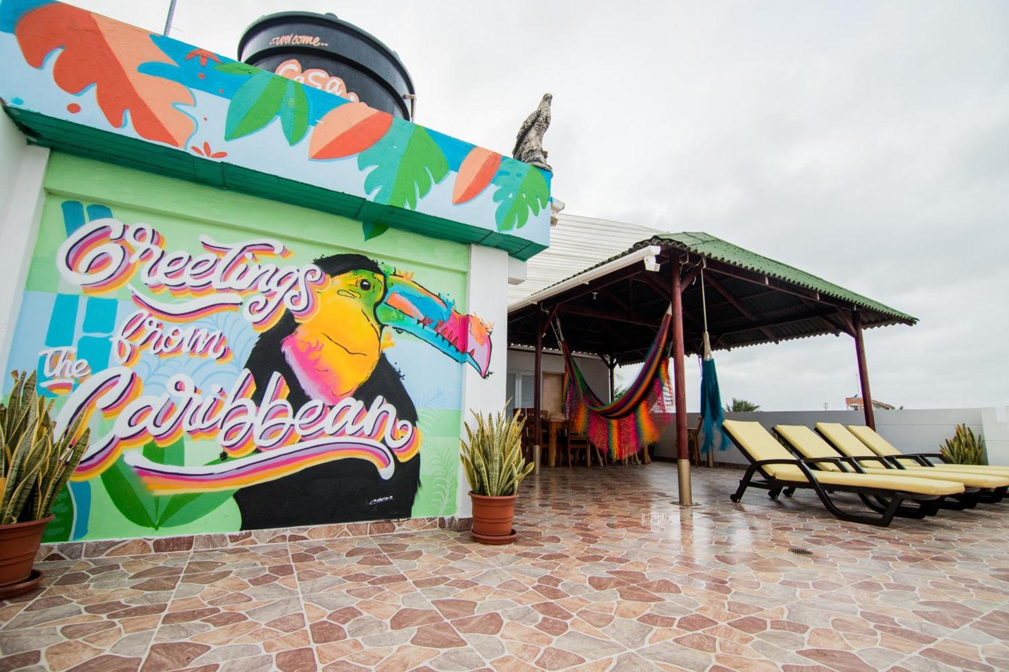 Makena La Boquilla Beach Hostel Cartagena Eksteriør billede